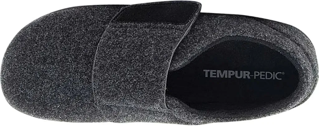 Men’s Tempur-Pedic Grayson Slipper – Adjustable Comfort for Everyday Wear