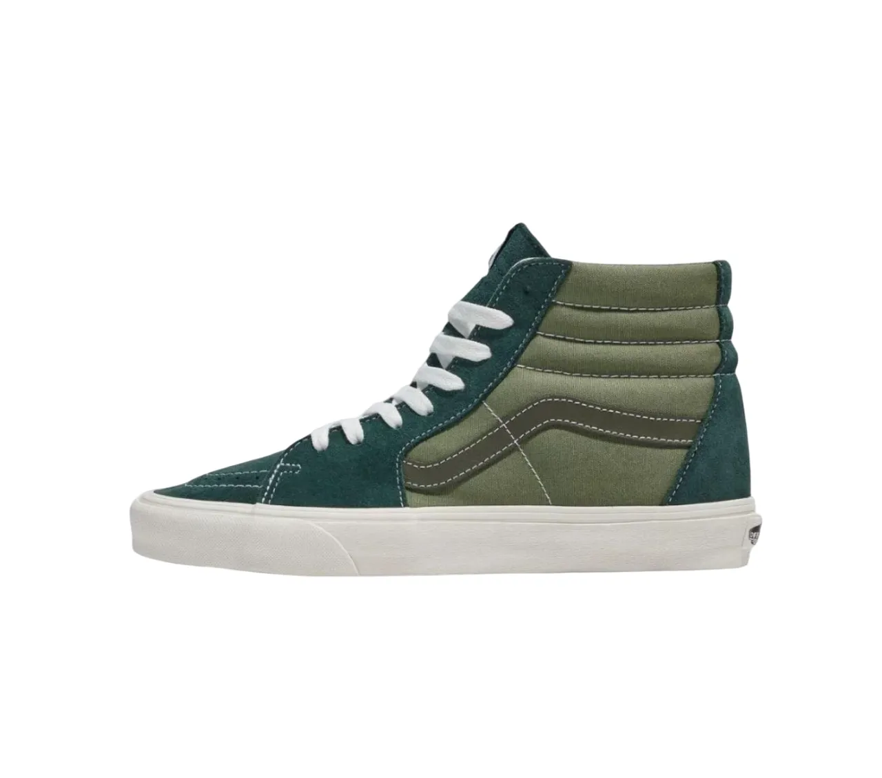 Mens Vans SK8 HI Tri-Tone High Top Shoes Green