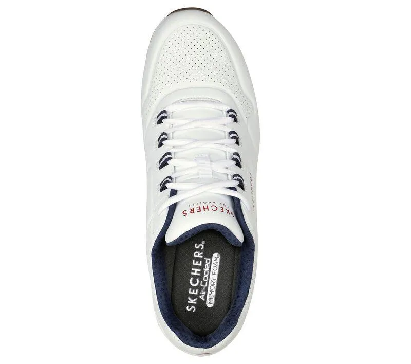 Men's Wide Fit Skechers 232181 Street Uno 2 Trainers