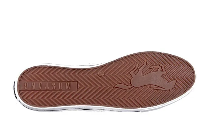 Mustang Taupe Canvas Slip on Style i