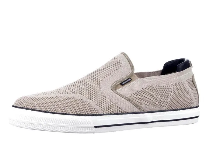 Mustang Taupe Canvas Slip on Style i