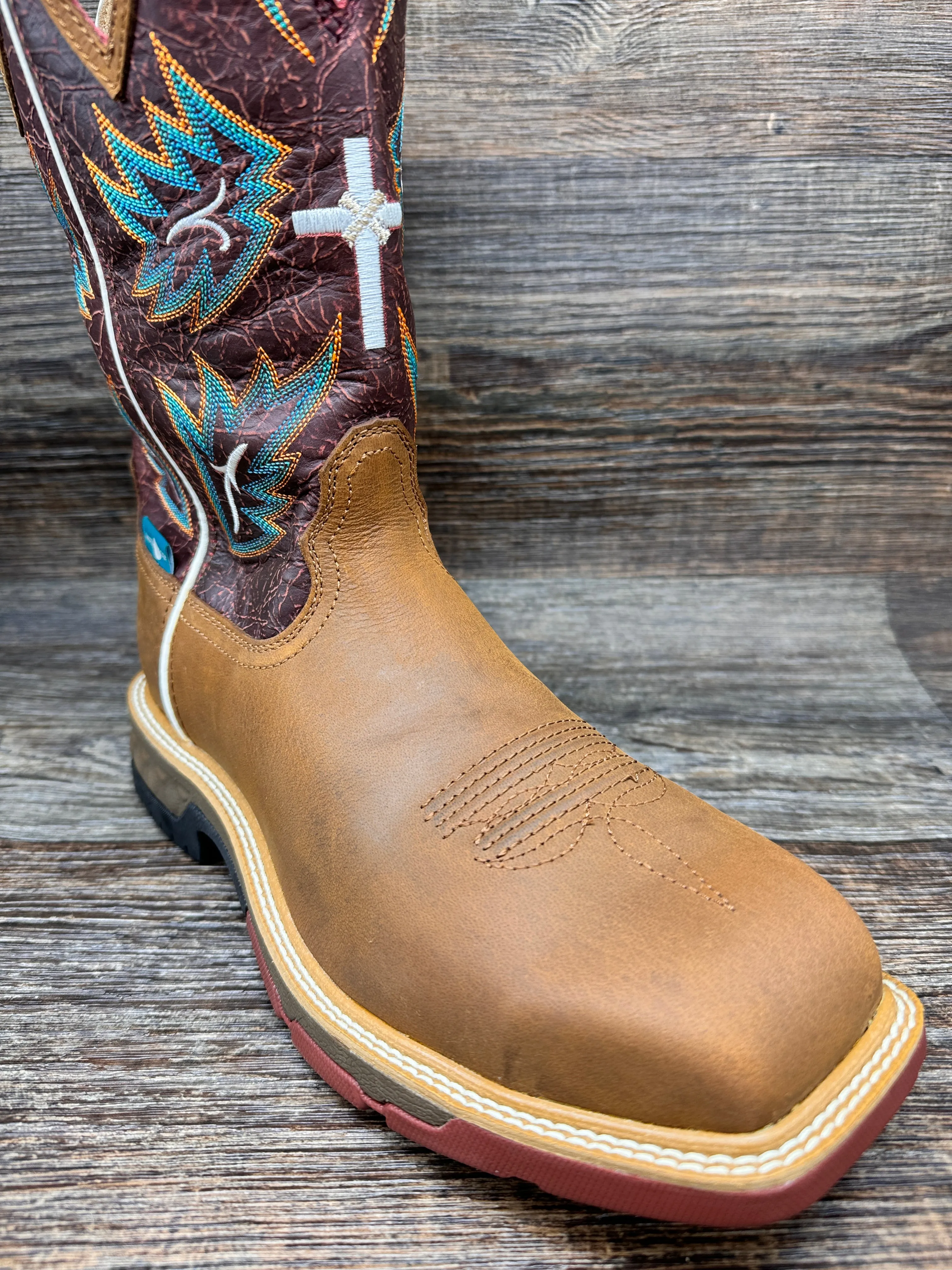 MXBNW04 Men's Waterproof Nano Safety Toe Work Boot by Twisted X