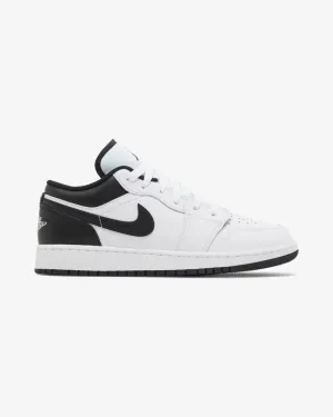 NIKE AIR JORDAN 1 LOW 2023 GS WHITE BLACK (NEW)