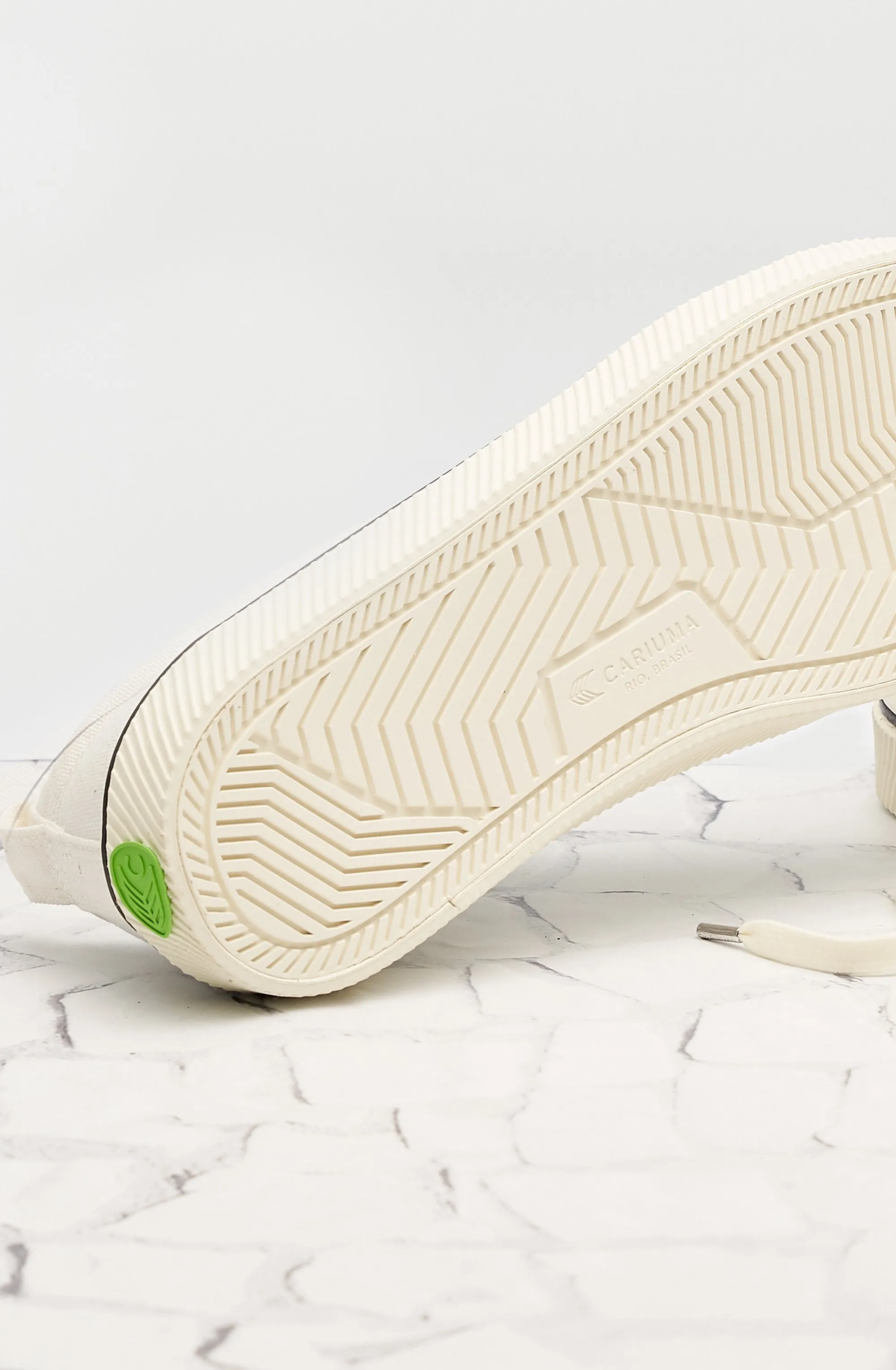 OCA Low Stripe White Canvas Sneaker Women