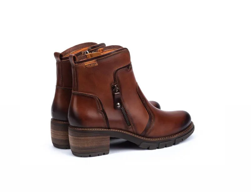 Pikolinos San Sebastia W1T-8777 Cuero Zip Ankle Boot Made In Spain