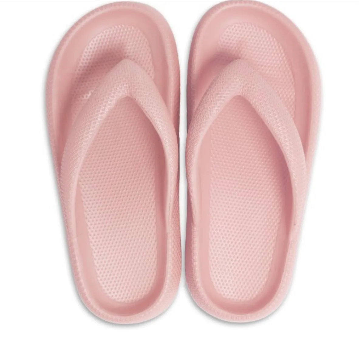 Pink cloud thick flip flop