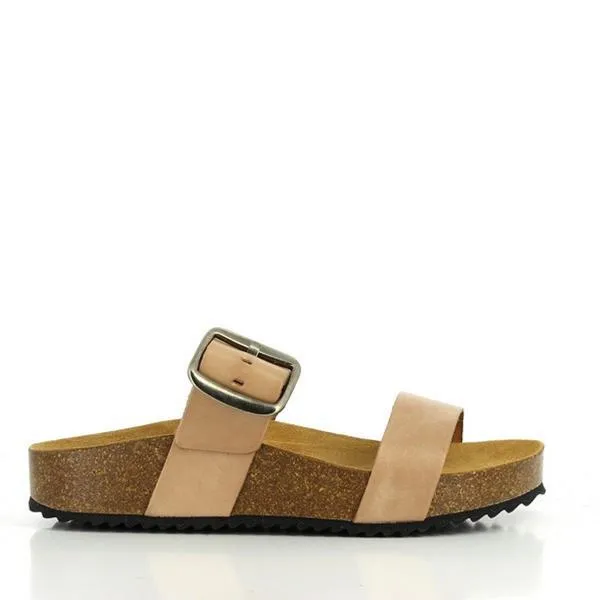 Plakton 343004 Nude Two Strap Sandals