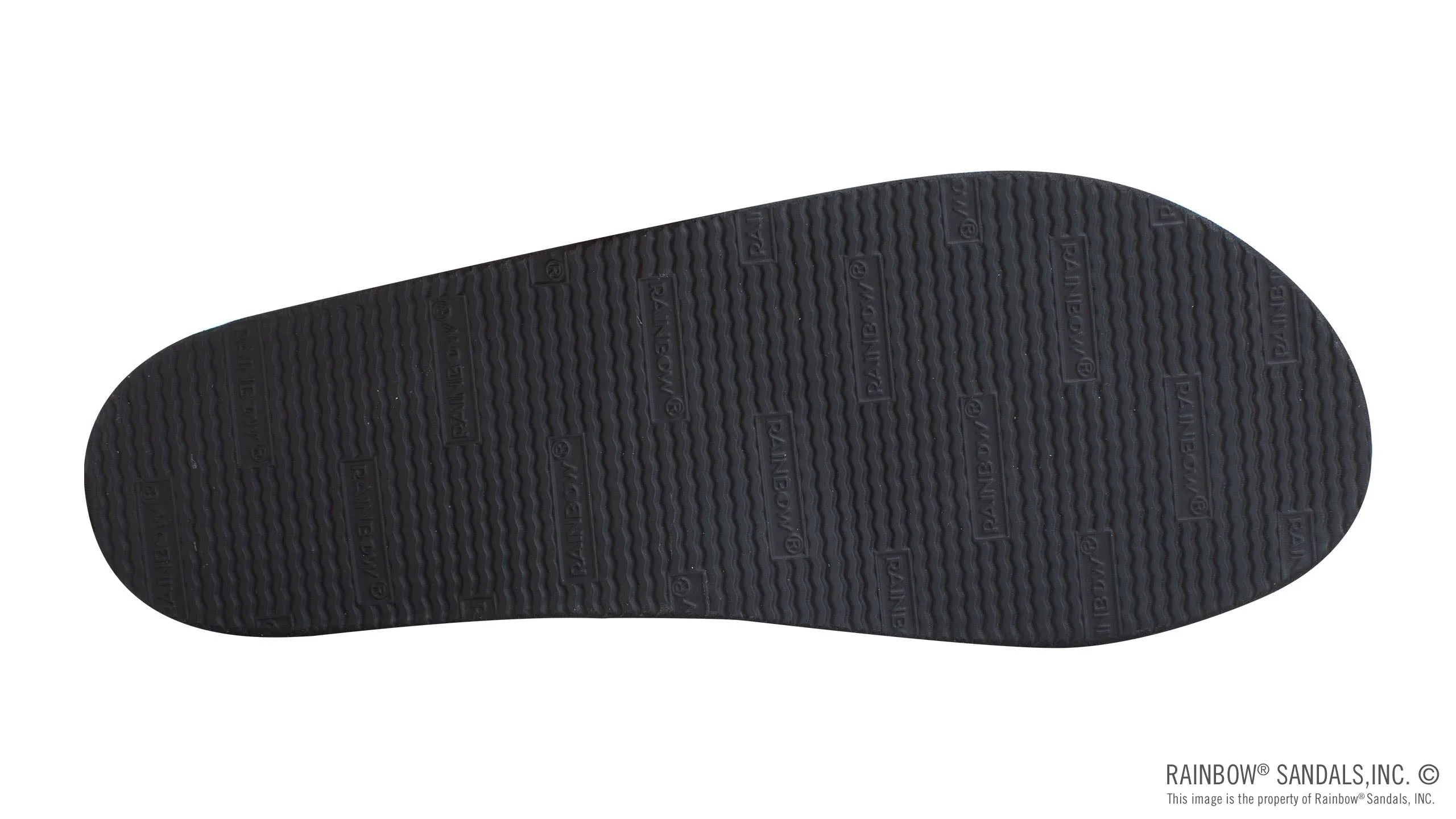 RAINBOW SANDALS Women's Flirty Braidy Sandal - Single Layer Classic Leather 1/2" Narrow Strap with Braid - CLASSIC BLACK