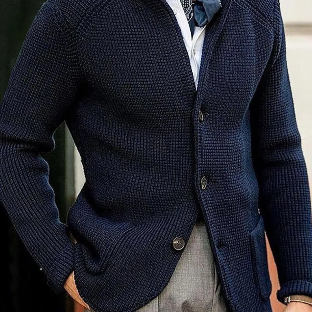 Raphael | Refined Textured Button-Up Blazer