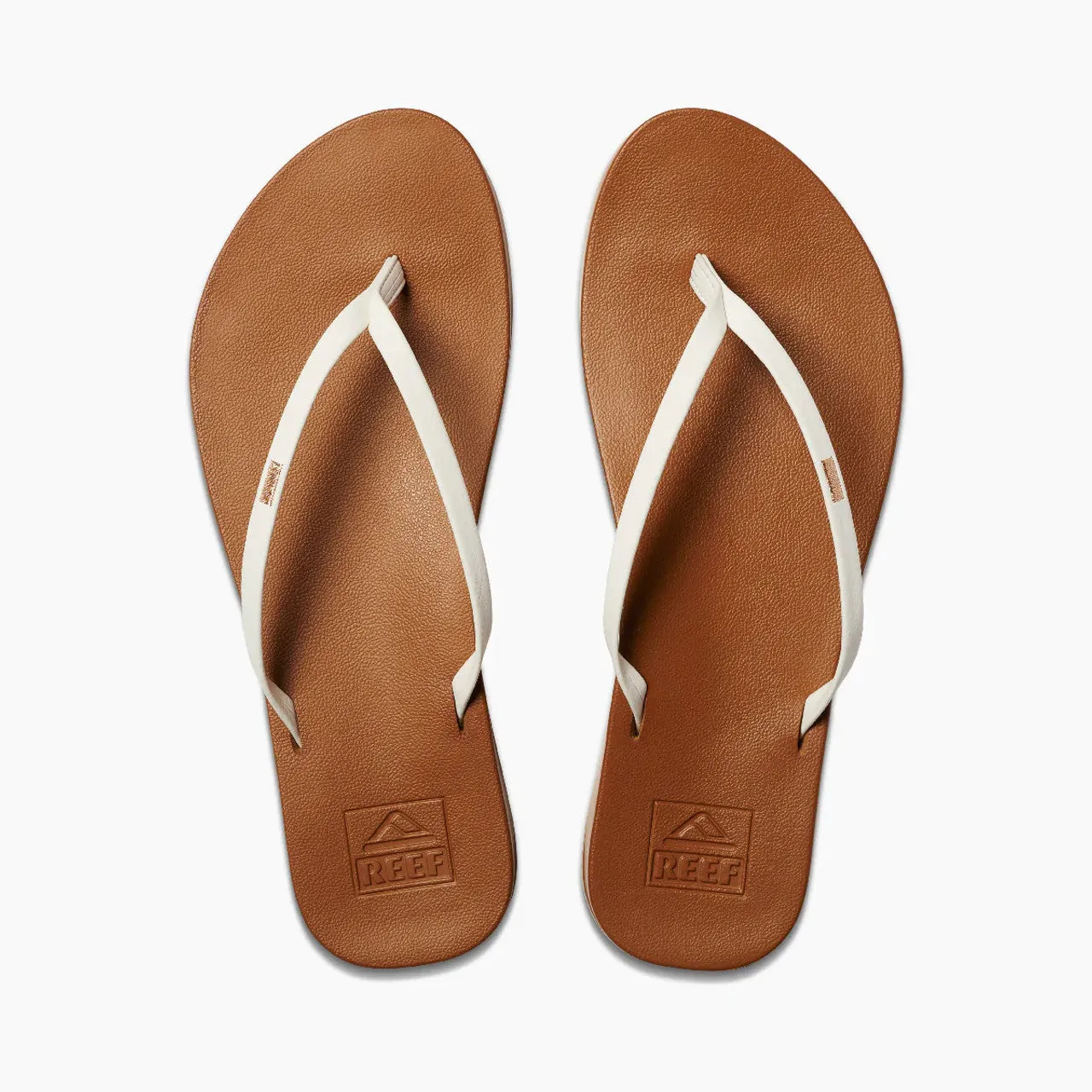REEF SAN CUSHION SLIM - WHITE/TAN