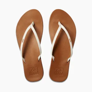 REEF SAN CUSHION SLIM - WHITE/TAN