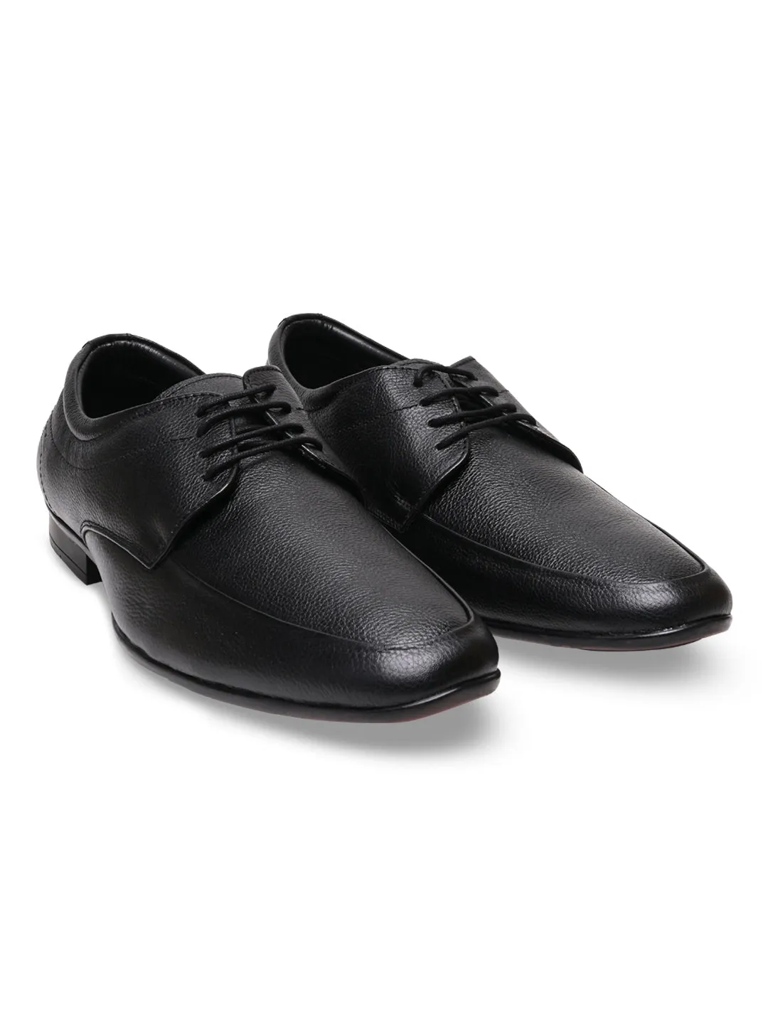 Regal Black Men Leather Lace Ups