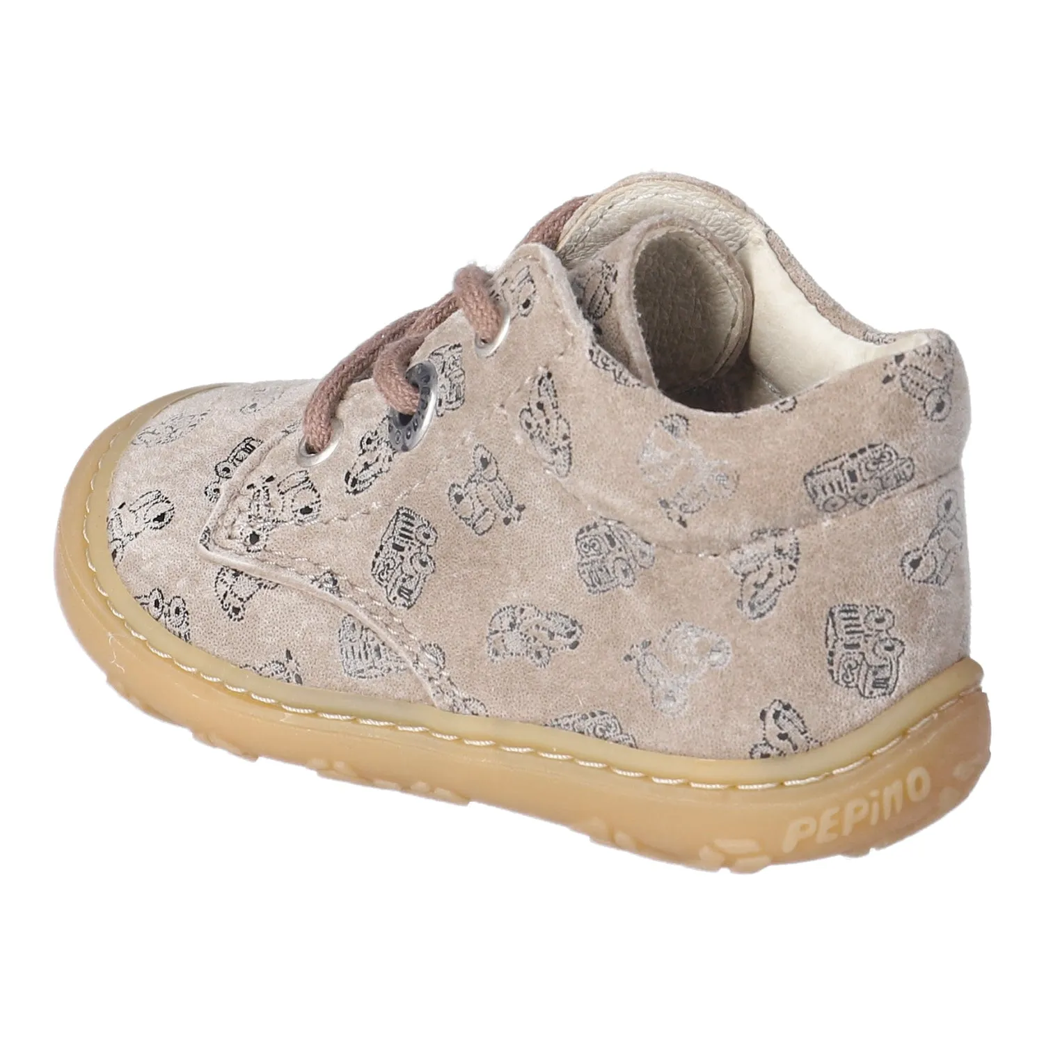 Ricosta Boots | Dots Lace Up | Grey Cars