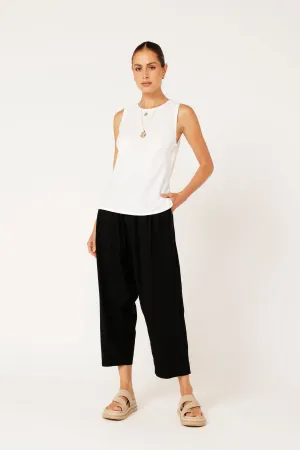 Roma Pant | Black | Viscose Linen