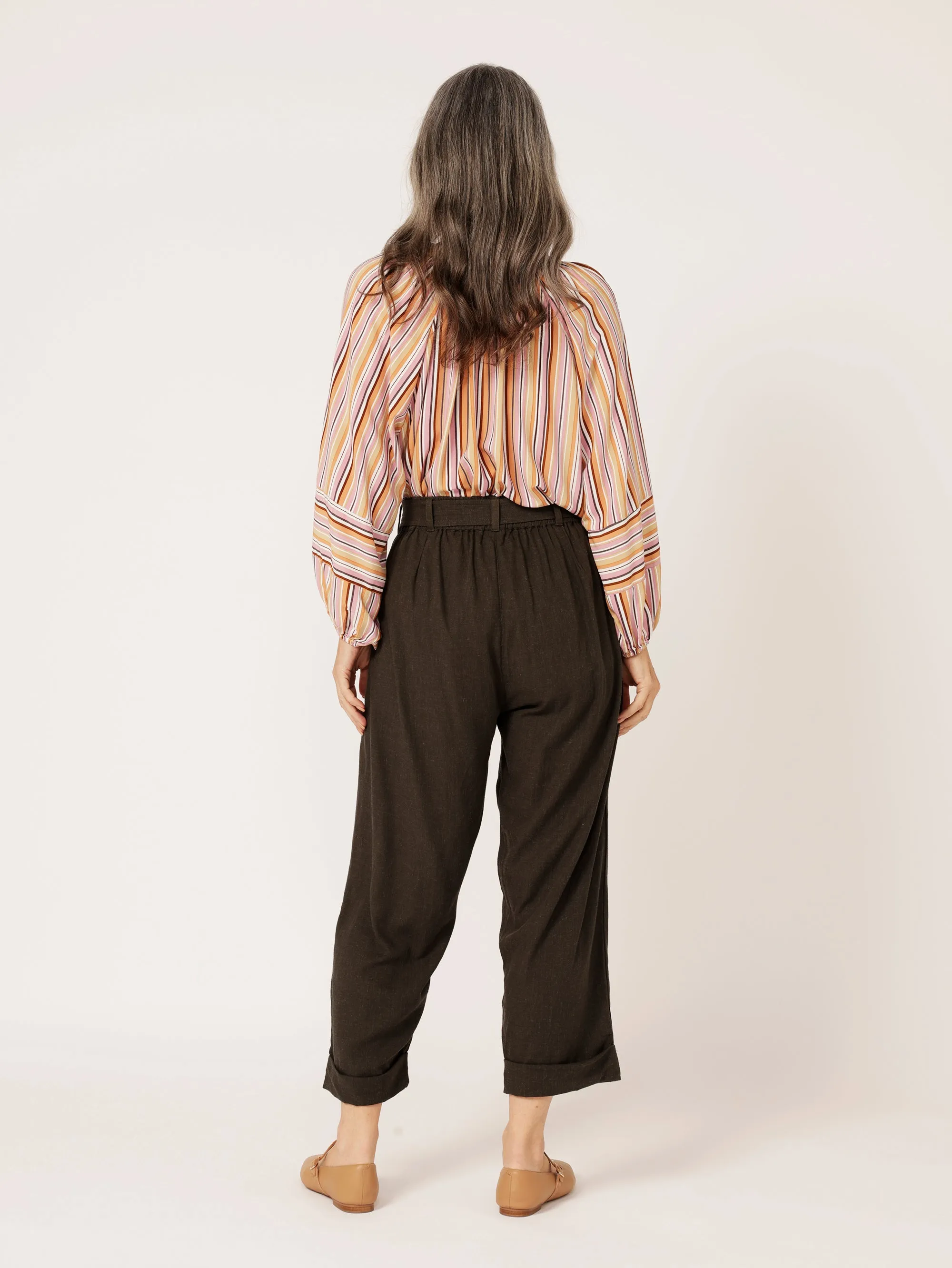 Roma Pant | Ink | Viscose Linen
