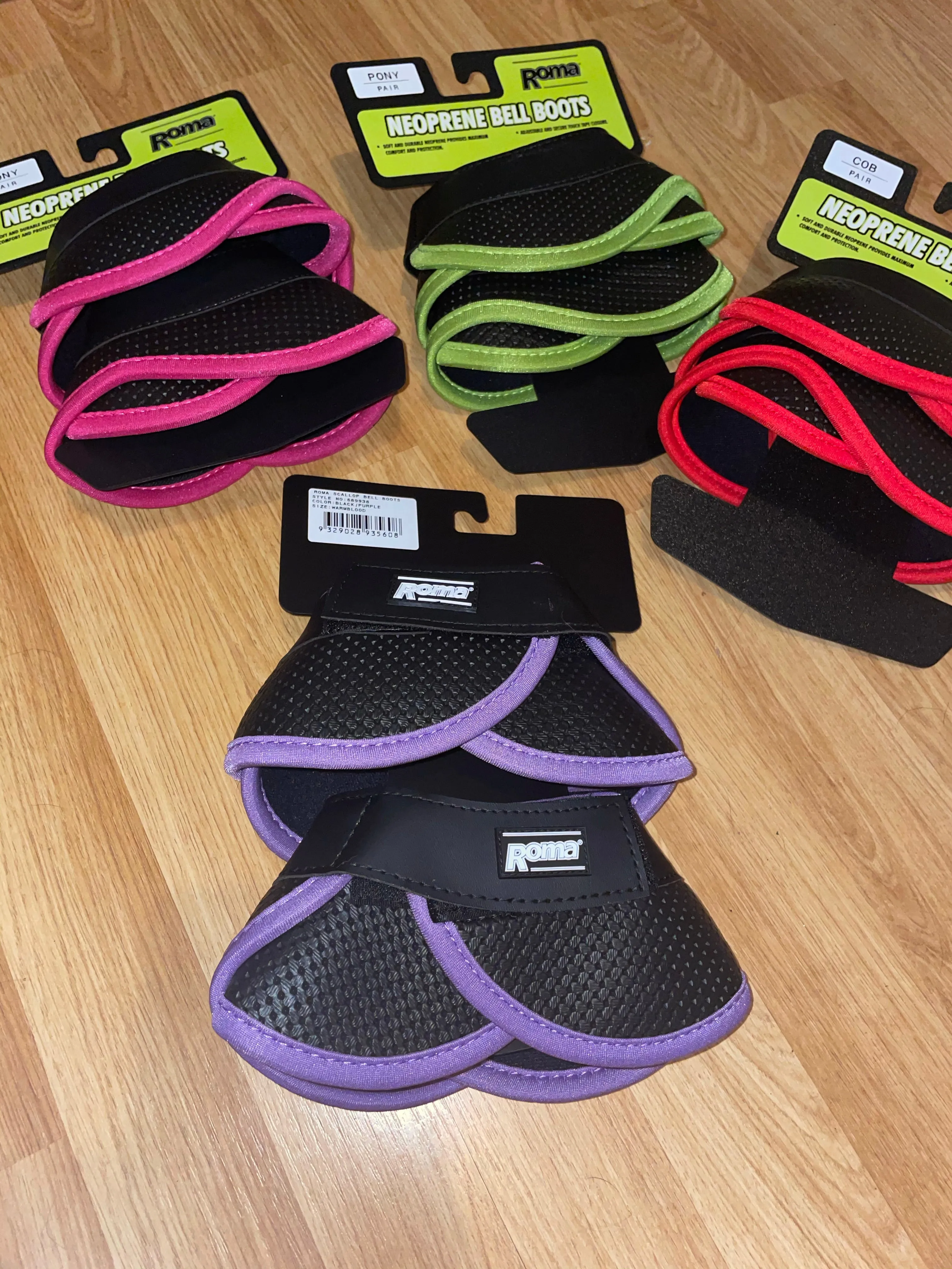 Roma Scallop Neoprene Over Reach Boots
