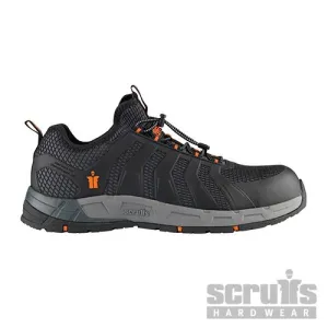 Scruffs Argon Safety Trainers Black Size 8 / 42