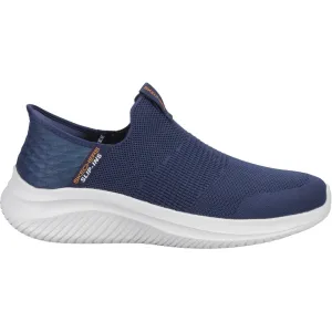 Skechers Mens Ultra Flex 3.0 Smooth Step Wide Trainers - Navy