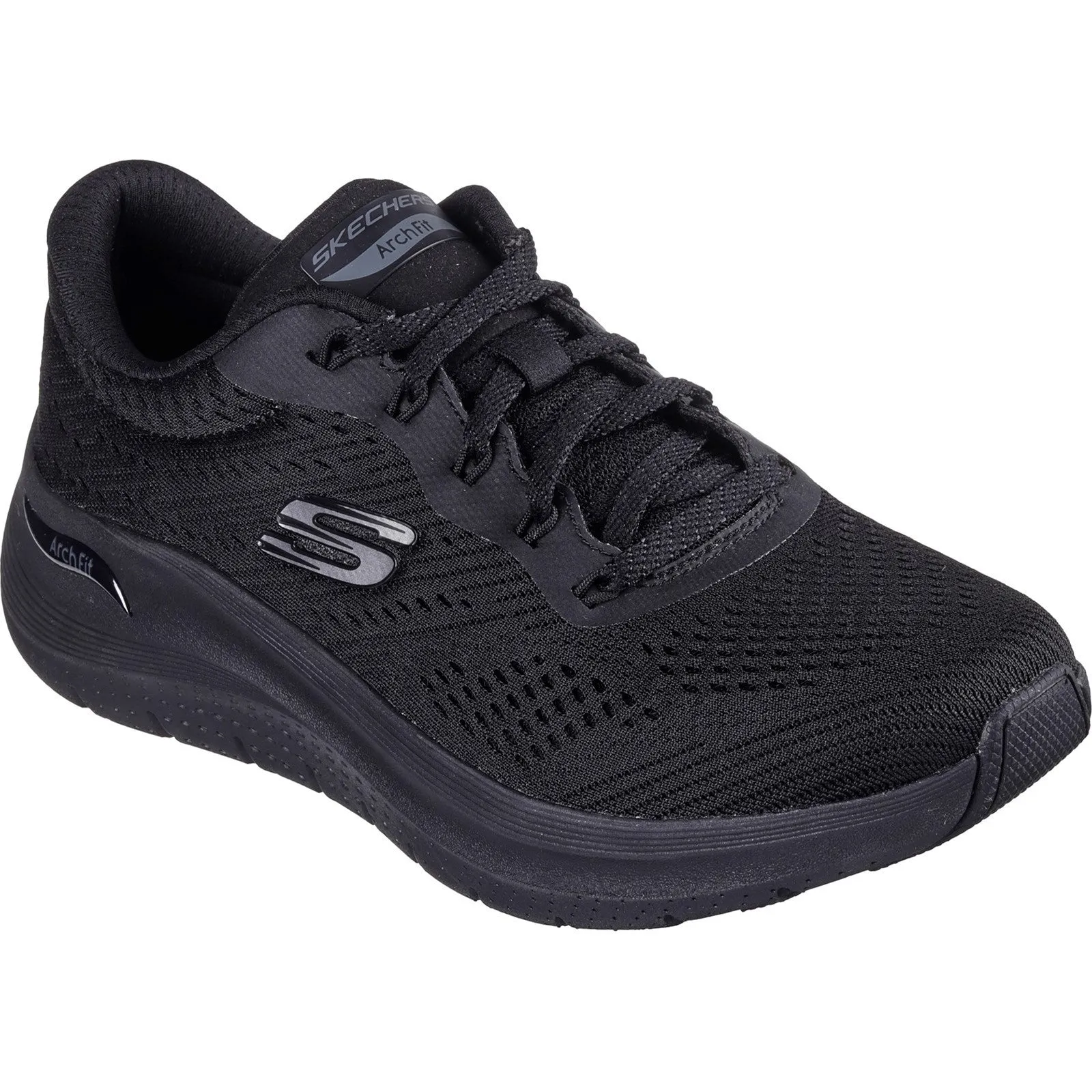 Skechers Womens Arch Fit 2.0 Big League Trainers - Black
