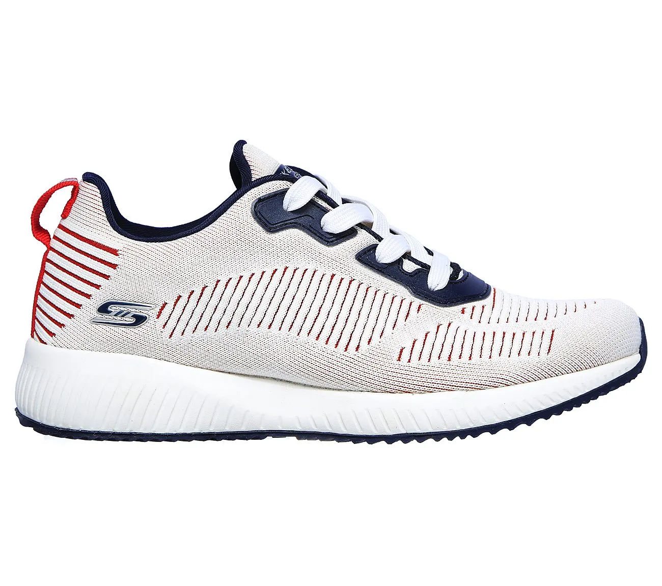 Skechers Womens Bobs Squad Confetti Fever Trainers - White