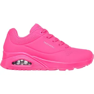 Skechers Womens Uno Night Shades Trainers - Pink
