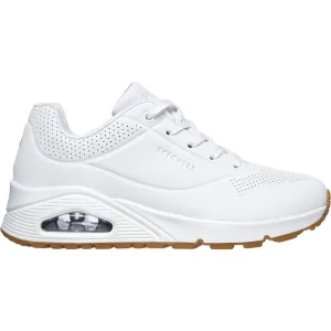 Skechers Womens Uno Stand on Air Trainers - White