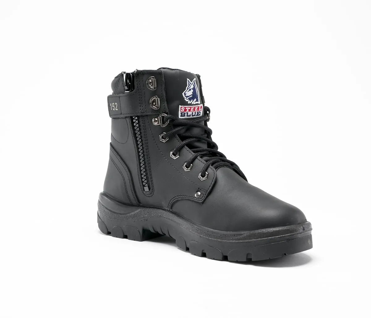 STEELBLUE -  ARGYLE ZIP SIDED SAFTEY BOOT - 312152