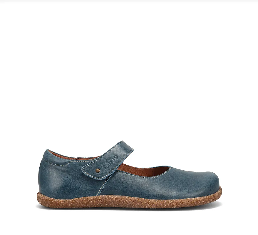 Taos Women's Ultimate Mary Jane - Petrol Blue Leather