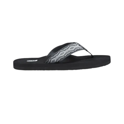 Teva Men's Mush II Flips- Quincy Dark Grey