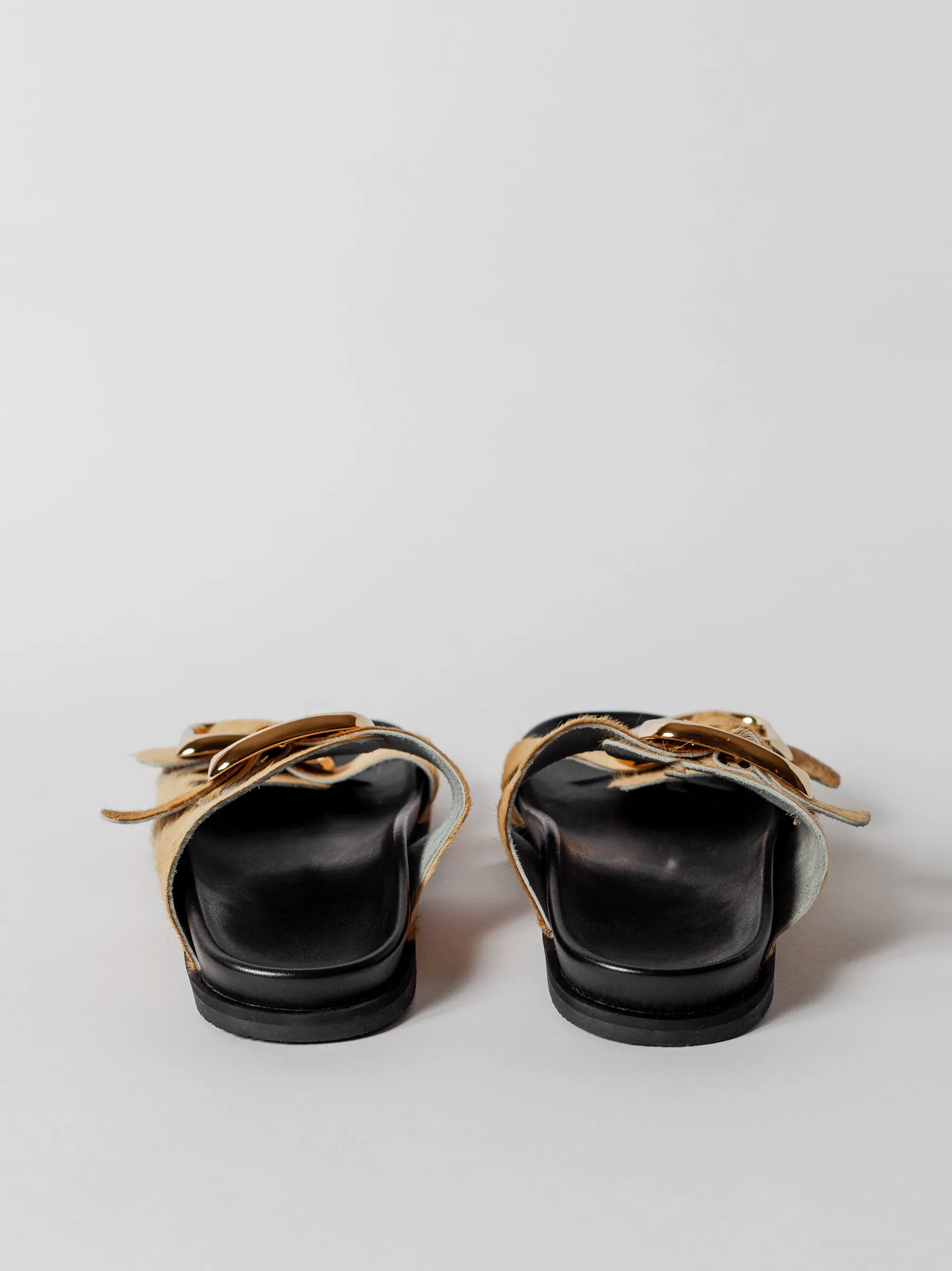 THE PERNILLE CREAM GOLD BUCKLE