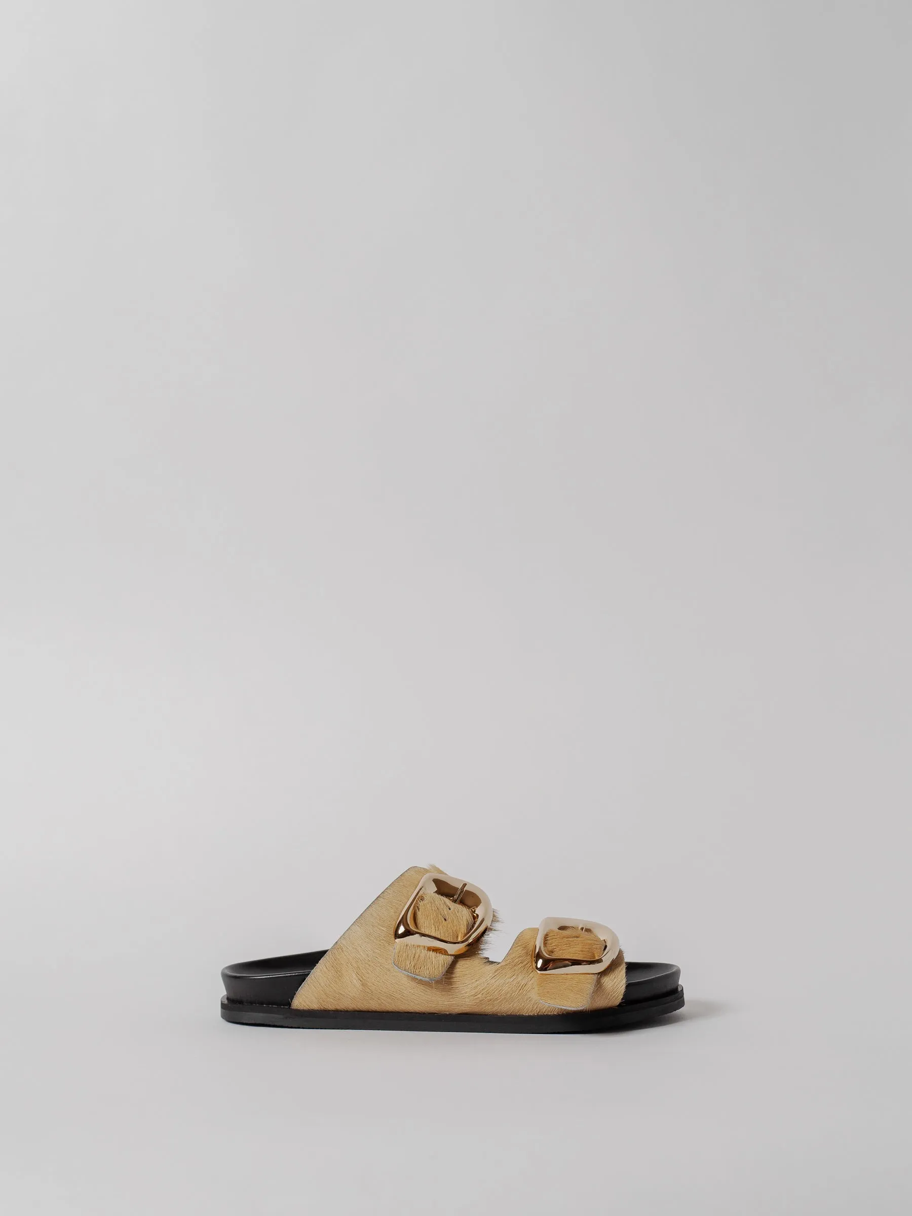 THE PERNILLE CREAM GOLD BUCKLE