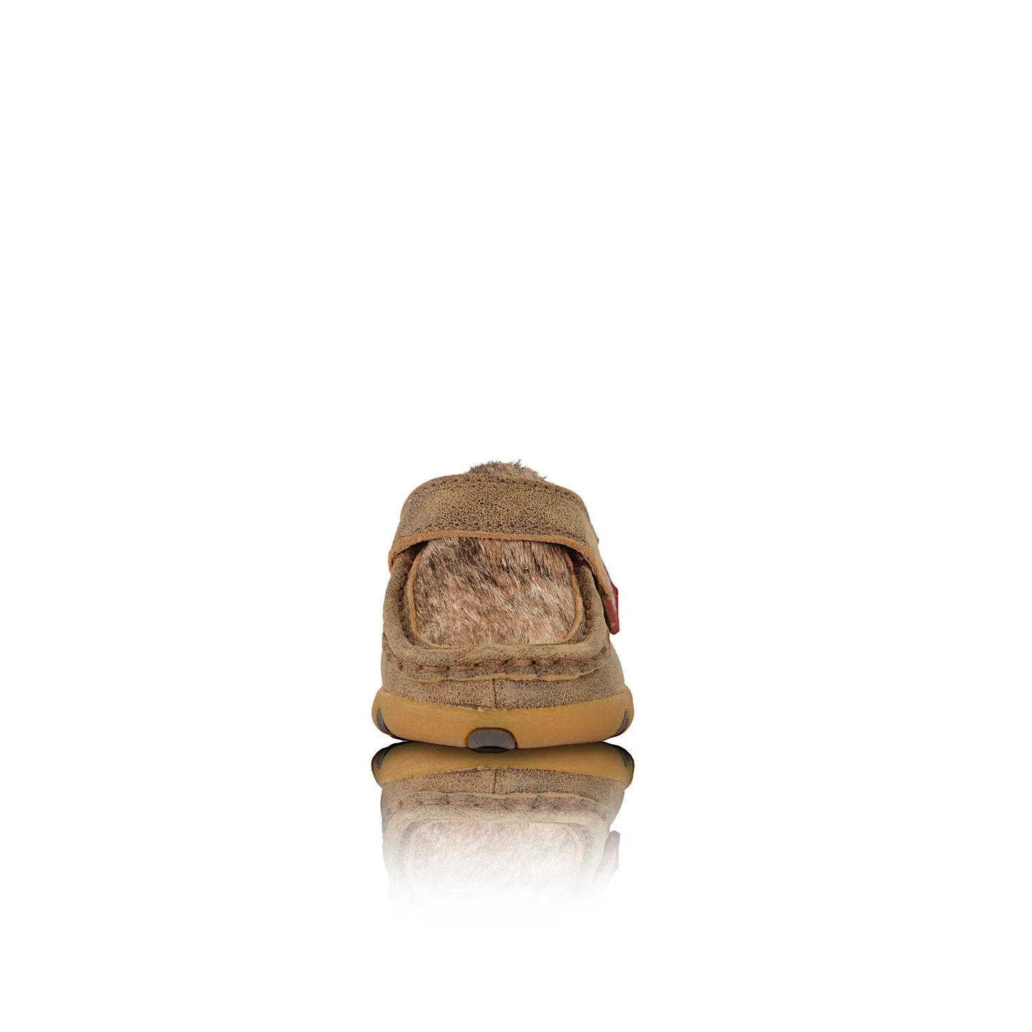 Twisted X INFANT Cow Fur Casual Mocs- Bomber/ Light Brindle