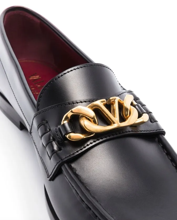 Valentino Garavani VLogo leather loafers