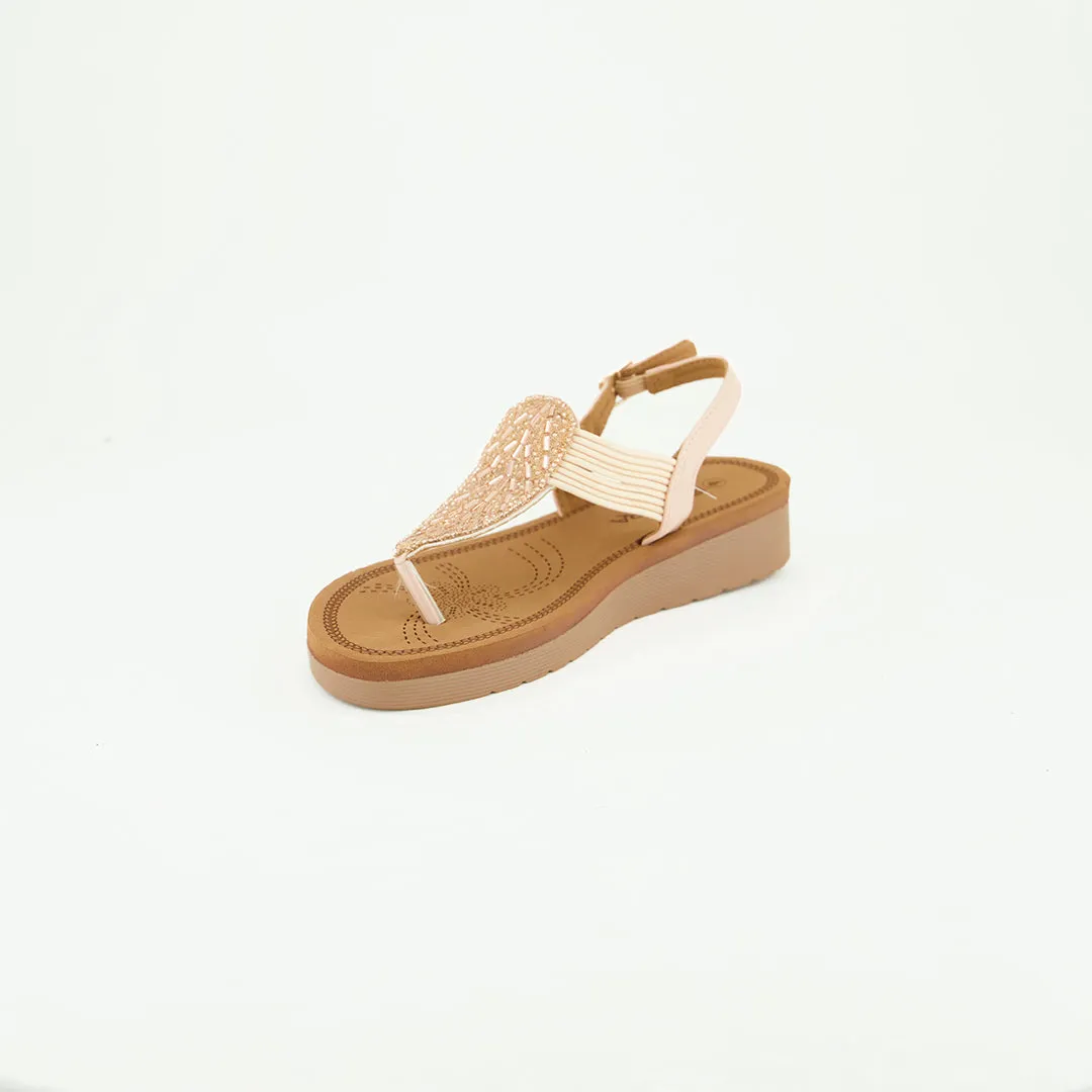 Wedge Eva Comfort Sandal.Elastic Detail.