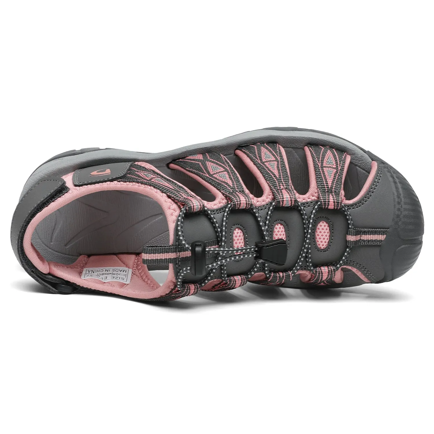 Women Sport Hiking Sandals Closed Toe Water Shoes D8322
