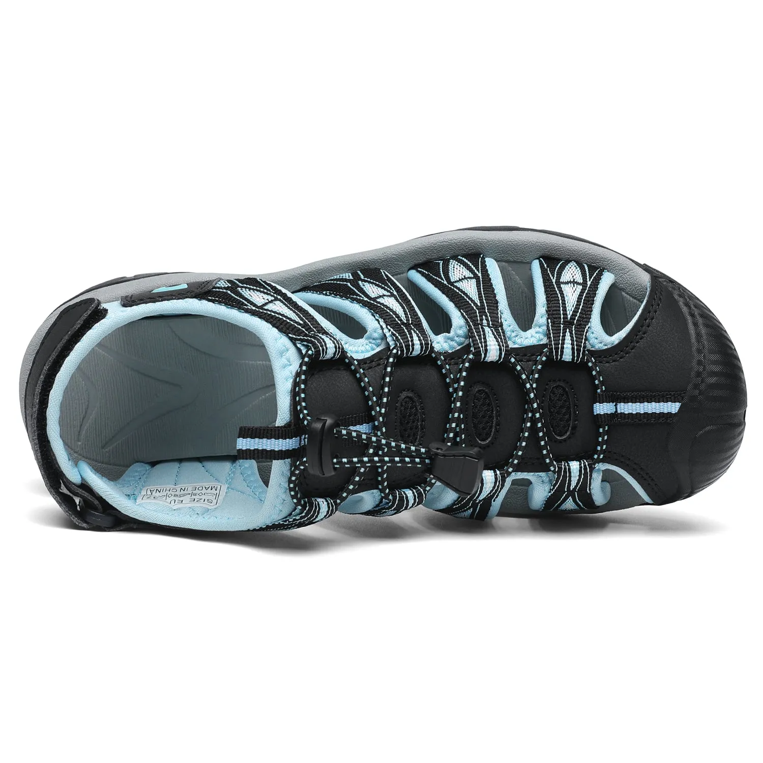 Women Sport Hiking Sandals Closed Toe Water Shoes D8322