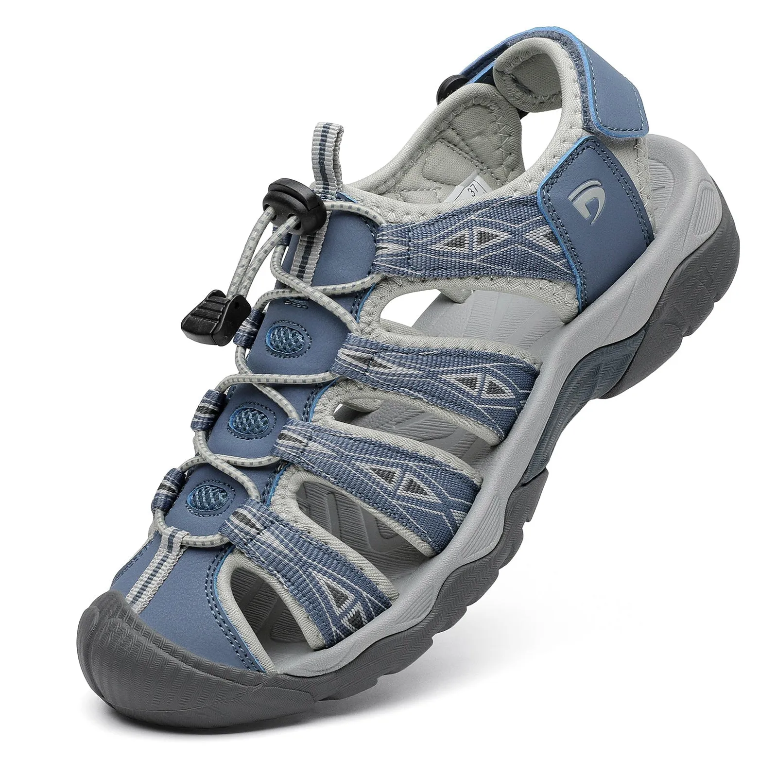 Women Sport Hiking Sandals Closed Toe Water Shoes D8322