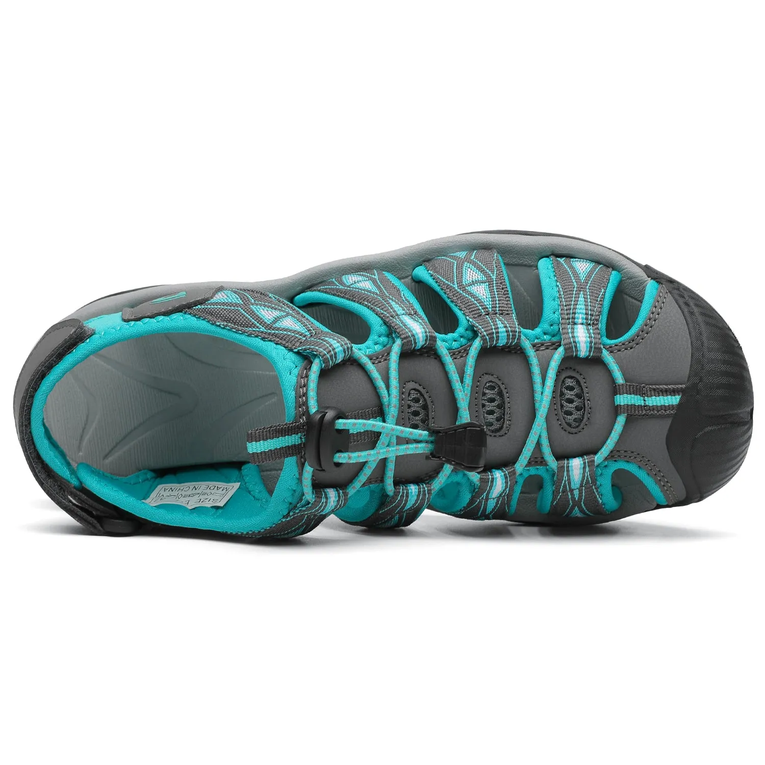 Women Sport Hiking Sandals Closed Toe Water Shoes D8322
