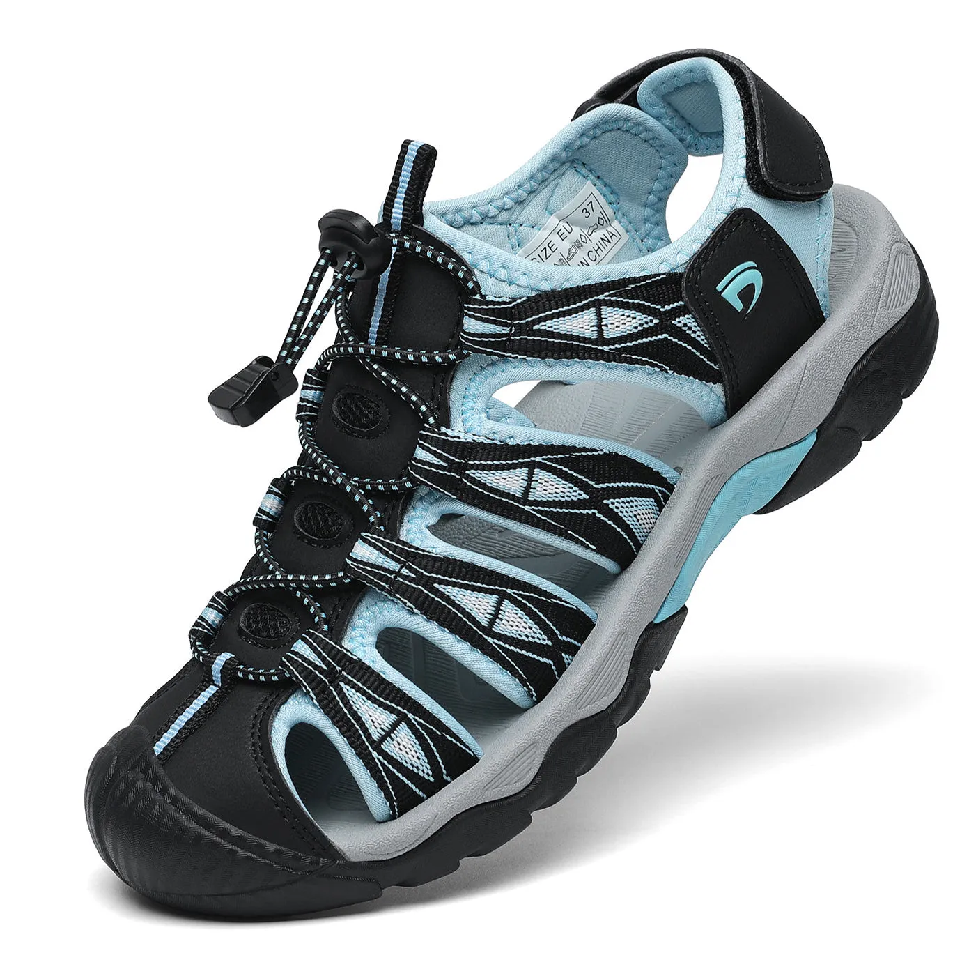 Women Sport Hiking Sandals Closed Toe Water Shoes D8322