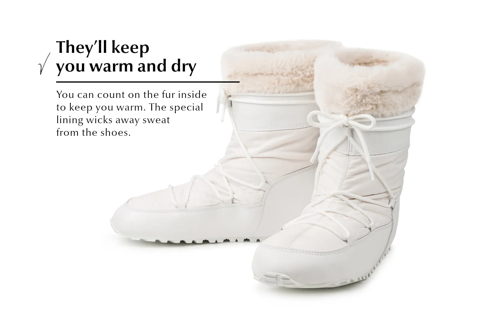 Women's Comfort snowboots Irbis Snow white