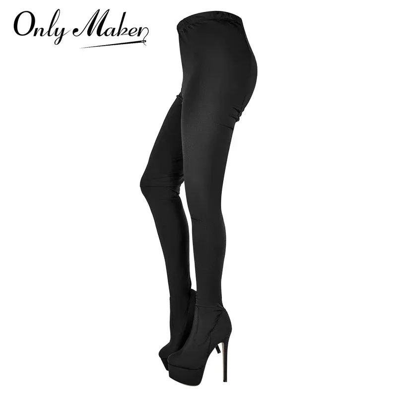 Women's Stretch Pant Stiletto Boots