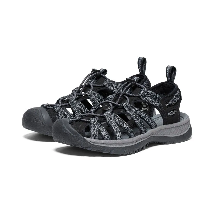 Women's Whisper Black Steel Grey