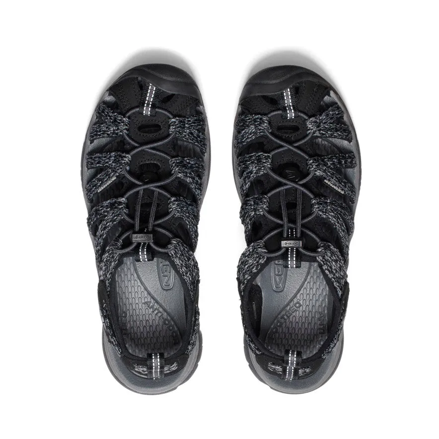 Women's Whisper Black Steel Grey