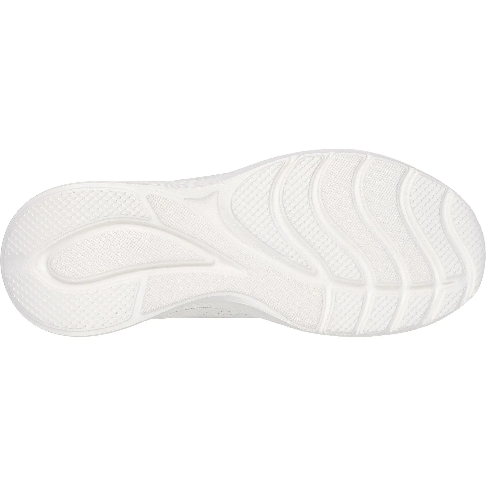 Women's Wide Fit Skechers 117483 Bobs Sport Squad Waves Trainers