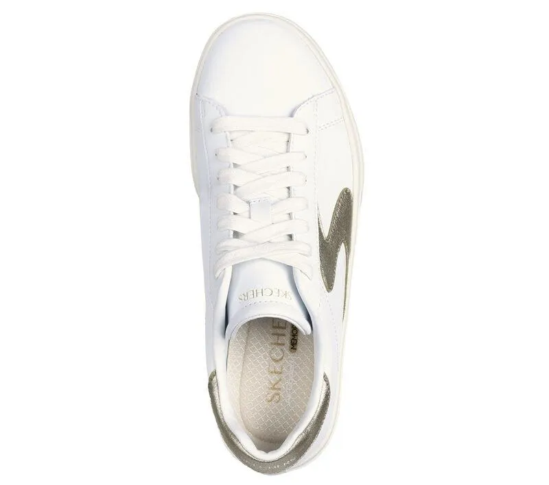 Women's Wide Fit Skechers 185016 Eden Lx Beaming Trainers