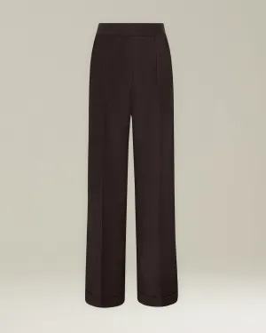 WOOL PALAZZO TROUSERS