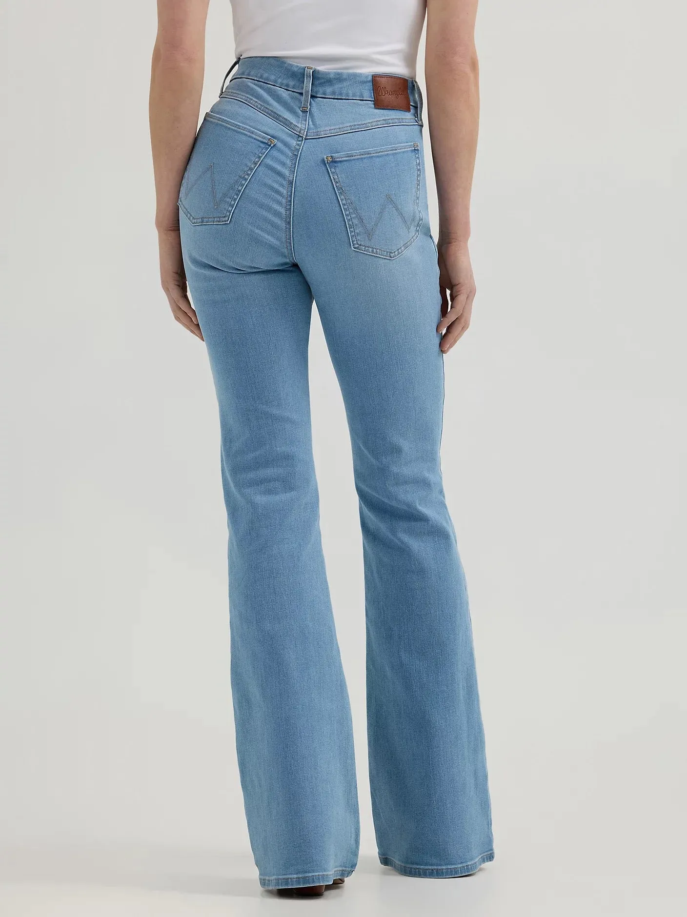 Wrangler Bespoke Harmony Light Wash High-Rise Flare Jean