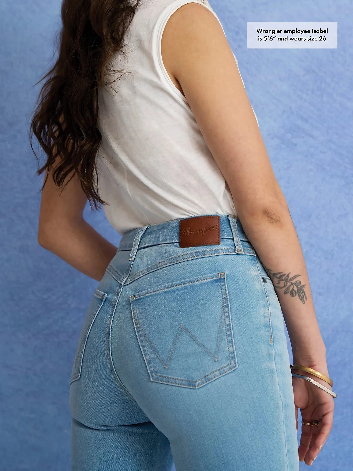 Wrangler Bespoke Harmony Light Wash High-Rise Flare Jean