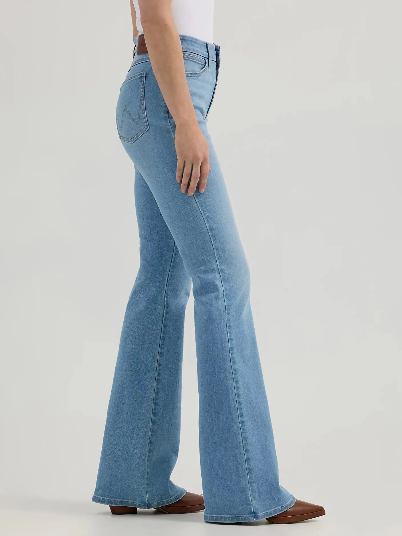 Wrangler Bespoke Harmony Light Wash High-Rise Flare Jean